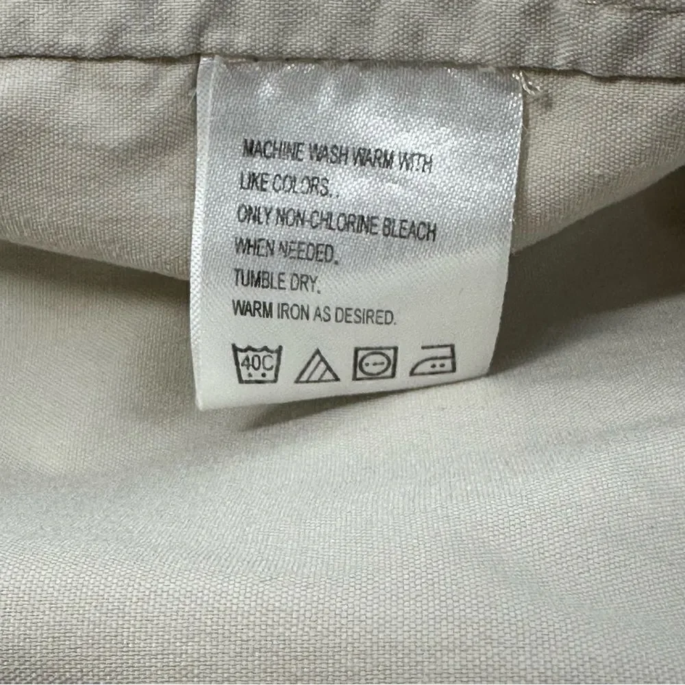 THE NORTH FACE *Damaged* Men’s Outdoor Hiking Light Tan Button Down Shirt Sz S